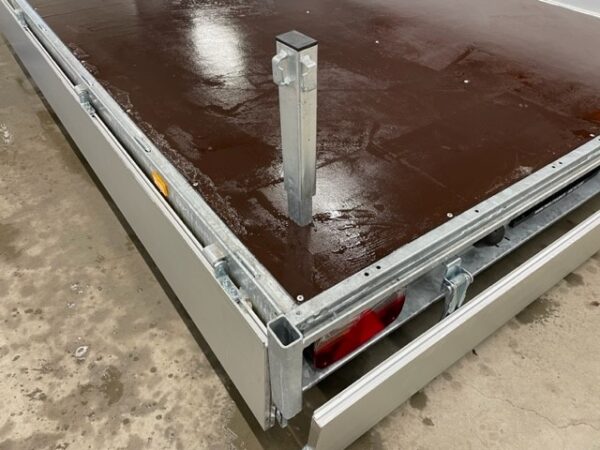 Flatbed lavettikärry 3500kg, kantavuus 2737kg, 220x600x30cm, Eduard - Image 4