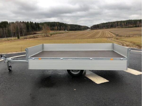 Flatbed lavettikärry 750kg, kantavuus 1468kg, 160x310x30cm, Eduard - Image 5