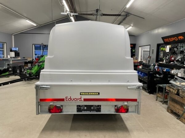 Lavettikärri kuomulla 2700kg Eduard Flatbed 180×406x30cm Traileman konelavetti myynti