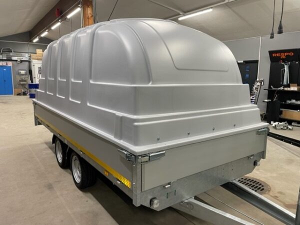 Kuomuperäkärri lavetti 2700kg Eduard Flatbed 180×406x30cm Traileman konelavetti myynti