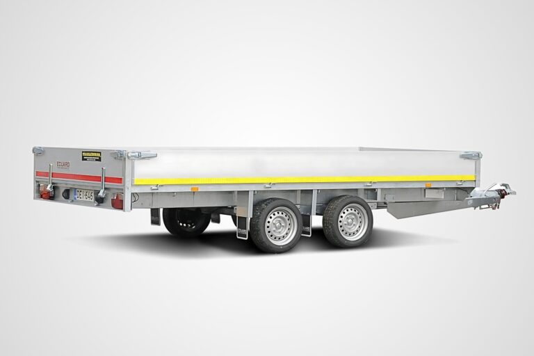 Eduard multi flatbed lavettiperäkärry 3500kg, kantavuus 2800 kg, 200x406x30cm sis. ajorampit Trailerman lavettiperäkärry myyntiin_1