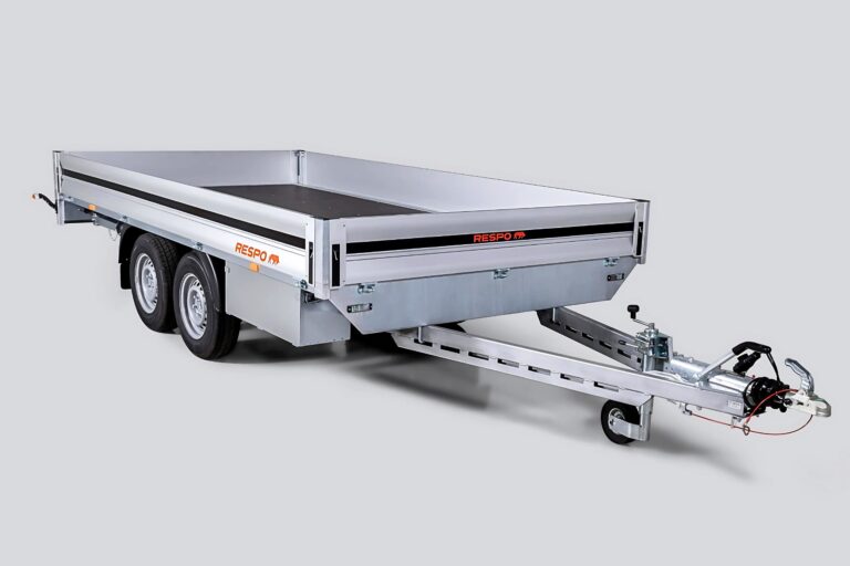 Respo 2700P402T205 lavettikärry 2700kg, 400x205x30cm sis. rampit, tukijalat ja työkalulaatikko Trailerman myydaan lavettiperakarry_1