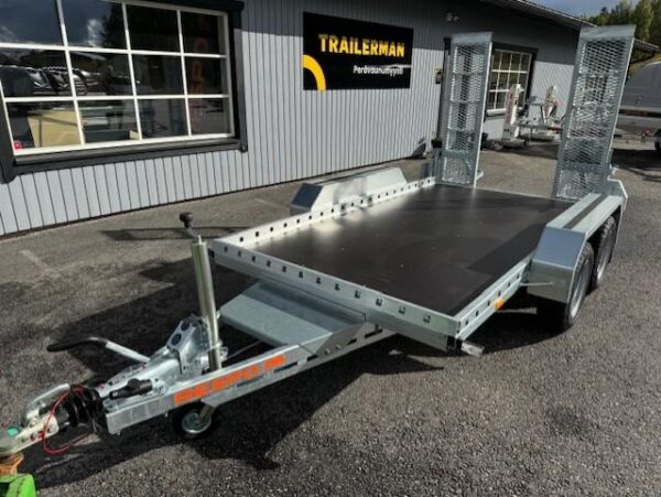 Lyhyt konelavetti, rampit sivusäätö 2700kg, kantavuus 2123kg, 156x296cm, Respo 2700S302T160 - Image 2
