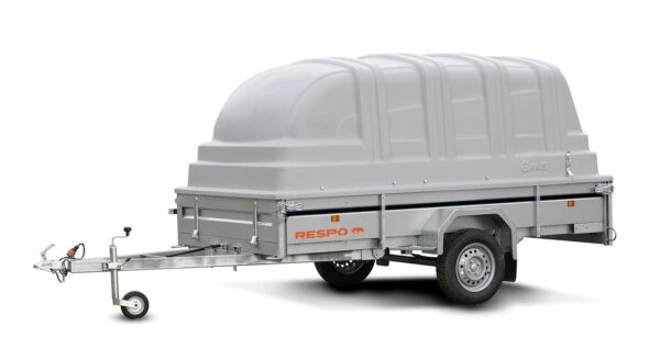 Jarruton kuomukärry 750 kg Respo 750M301L150-33, 150x300x33 cm – Trailerman