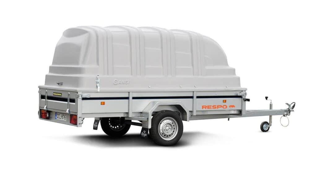 Kuomullinen peräkärry tarjous 750 kg Respo 750M301L150-33PLH, 150x300x33 cm – Trailerman
