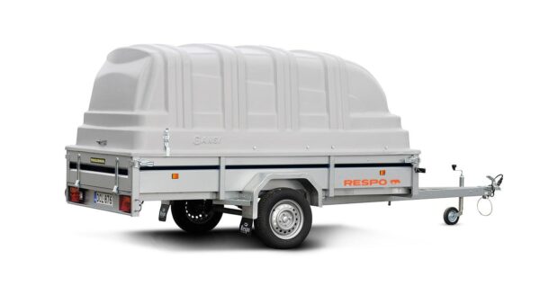 Kuomullinen peräkärry tarjous 750 kg Respo 750M301L150-33PLH, 150x300x33 cm – Trailerman