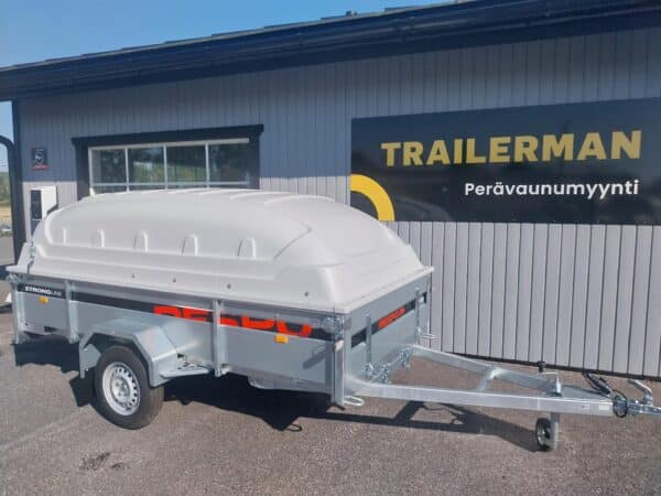 Matala Jarruton kuomukärry hinta 750kg Respo 750M301L150-42 150x300x42cm Trailerman perävaunumyynti