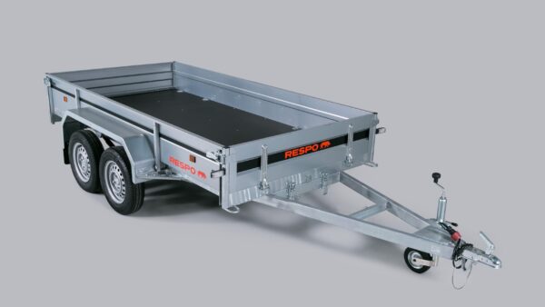 Myydään jarruton peräkärri 750 kg Respo 750M302B150-33 keinuteli, 150x300x33 cm – Trailerman