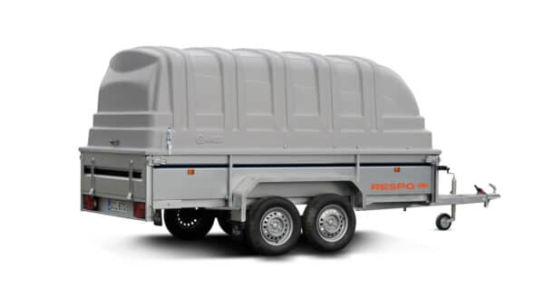 Jarruttomat peräkärryt kuomulla 750 kg Respo 750M302B150-42 keinuteli, 150x300x42 cm – Trailerman