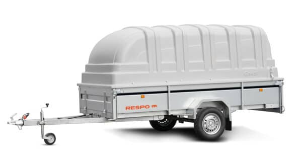 Paras kuomullinen peräkärry jarruton 750 kg Respo 750M331L150-42, 150x325x42 cm – Trailerman
