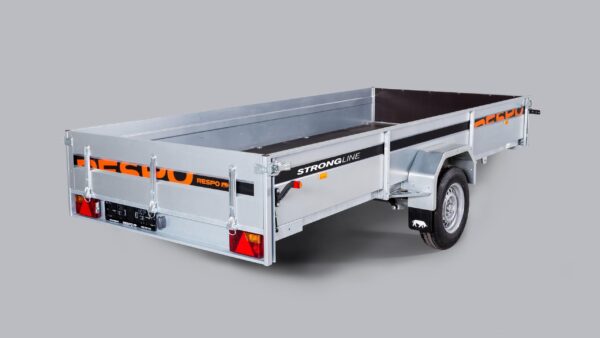 Jarruton peräkärry 750kg, 185x410x42cm, Respo 750M411L186-42 - Image 2