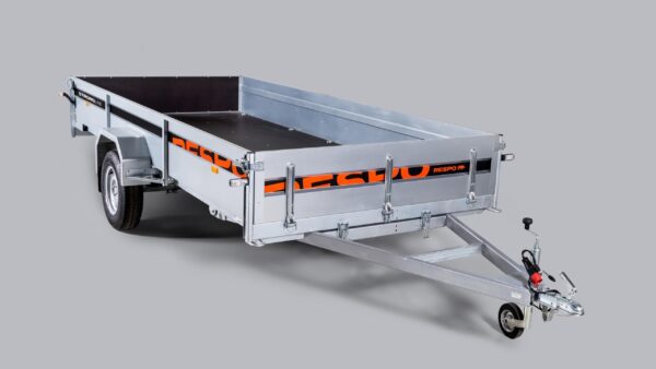 Jarruton peräkärry 750kg, 185x410x42cm, Respo 750M411L186-42 - Image 4