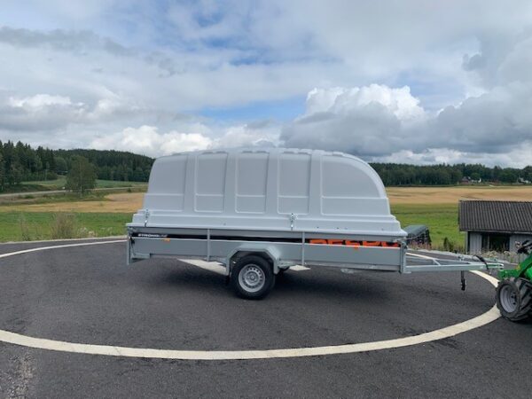 Korkean kuomu peräkärryyn hinta jarruton 750 kg Respo 750M411L186-42, 185x410x42 cm – Trailerman