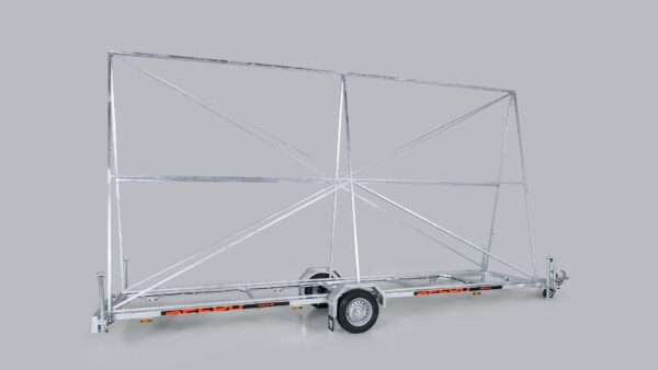 Mainoskärry 750kg mainospinta-ala 2 krt 238x594cm, Respo 750S601T160 - Image 3