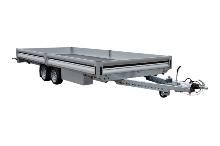 Lavettikärry 3500kg, 550x235cm, sis. rampit, tukijalat ja työkalulaatikko, Respo 3500P552T225-33