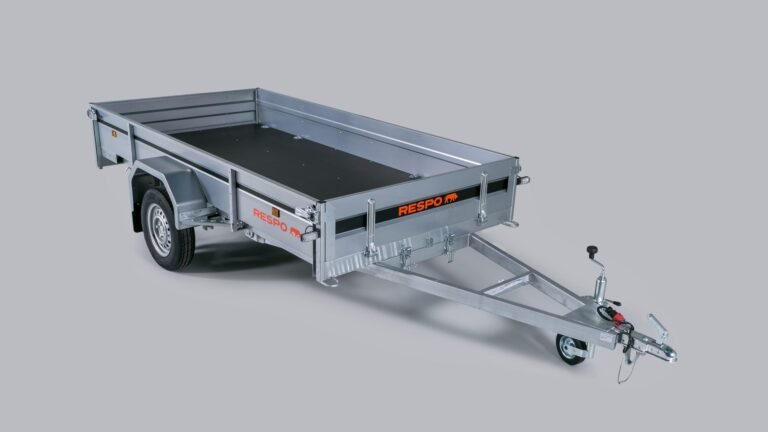 Jarruton peräkärry 750kg, 150x300x33cm Respo 750M301L150-33