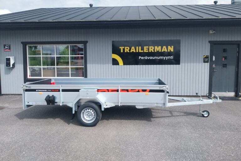 Jarruton peräkärry 750kg, 150x350x42cm, Respo 750M351L150-42 PLUS