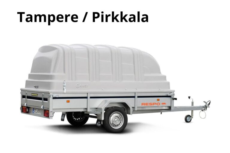 Tampere / Pirkkala Jarruton kuomukärry 750kg - Heti käyttöön 24/7, Respo 750M301L150-33PLH DXJ-197