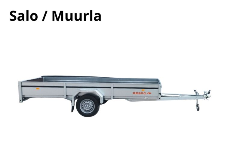 Muurla Salo Jarruton peräkärry 750kg, - Heti käyttöön 24/7 Respo 750M351L150-33PLH DXI-570