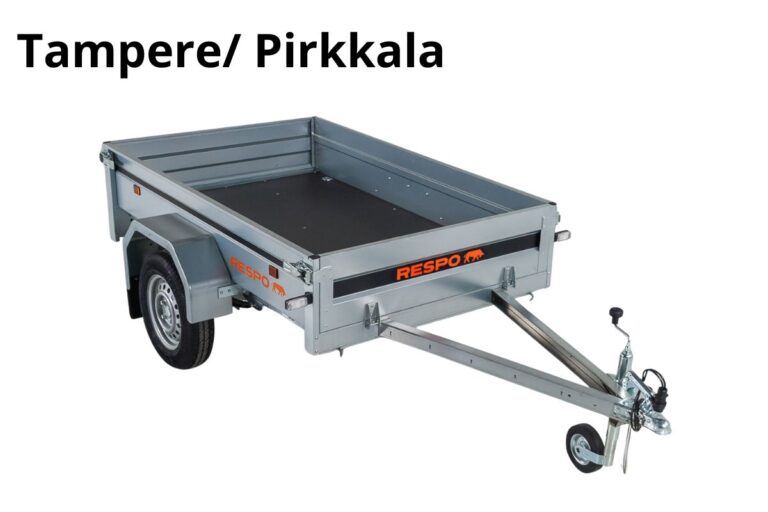 Tampere/Pirkkala Jarruton peräkärry 750kg -Heti käyttöön 24/7, Respo 750M201L125-33 PLH DVK-124